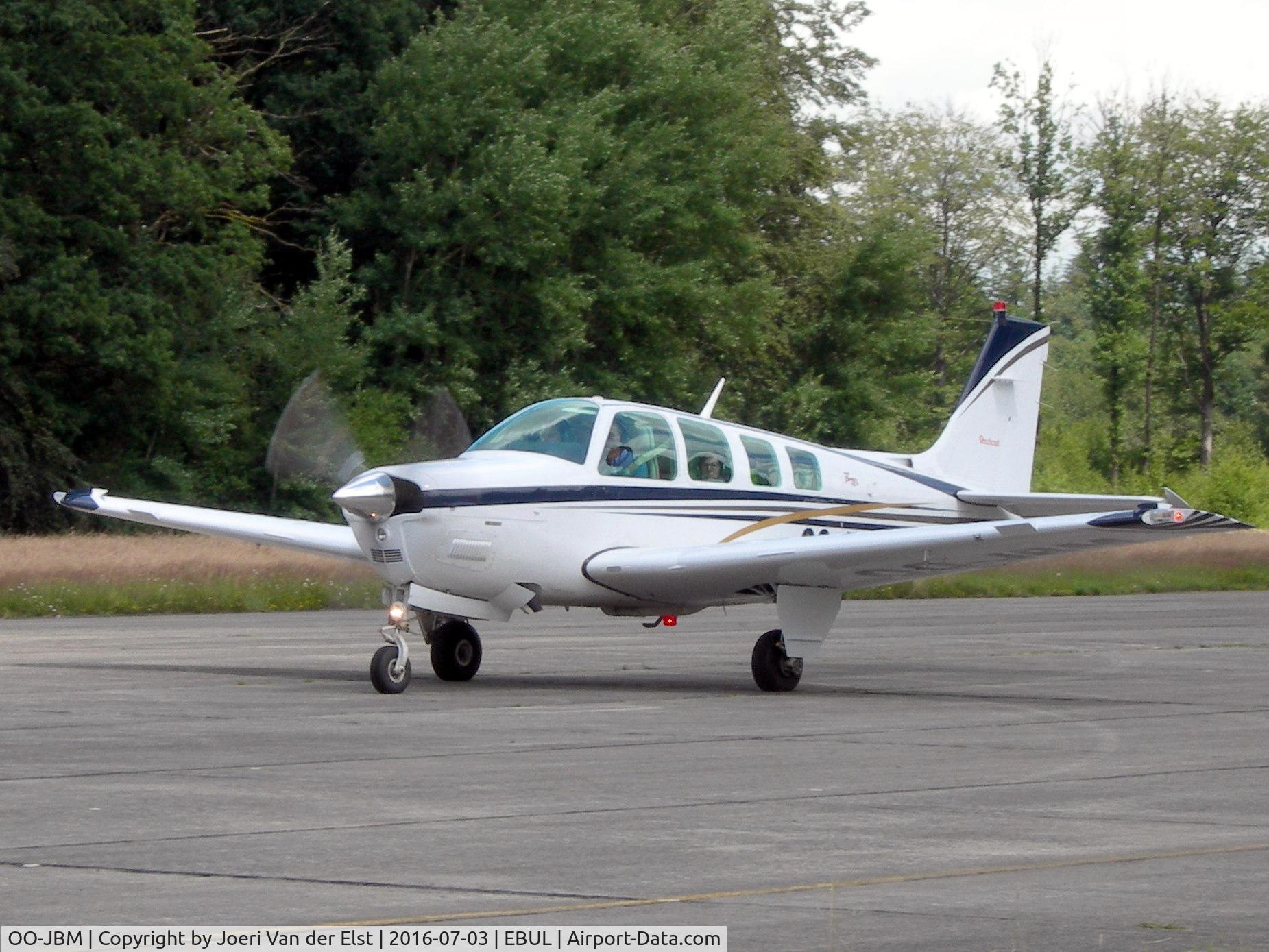 OO-JBM, 1999 Raytheon Aircraft Company A36 Bonanza C/N E-3248, Ursel Avia 2016
