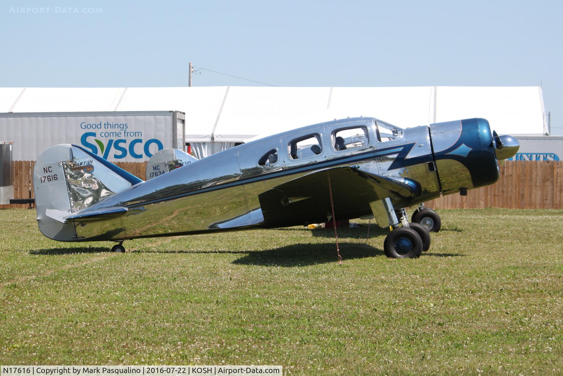 N17616, 1938 Spartan 7W Executive C/N 15, Spartan 7W