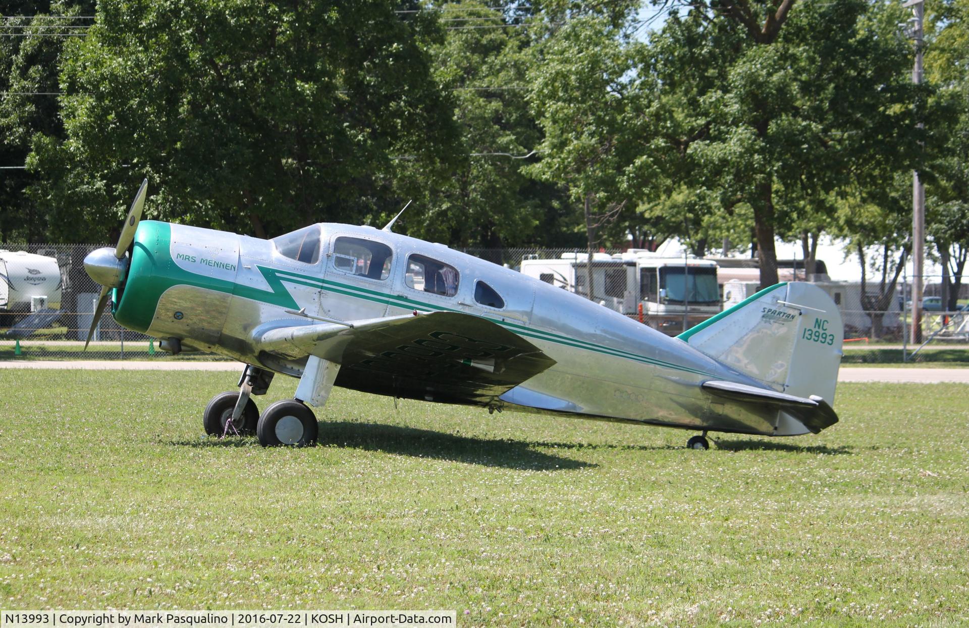 N13993, 1937 Spartan 7W Executive C/N 2, Spartan 7W