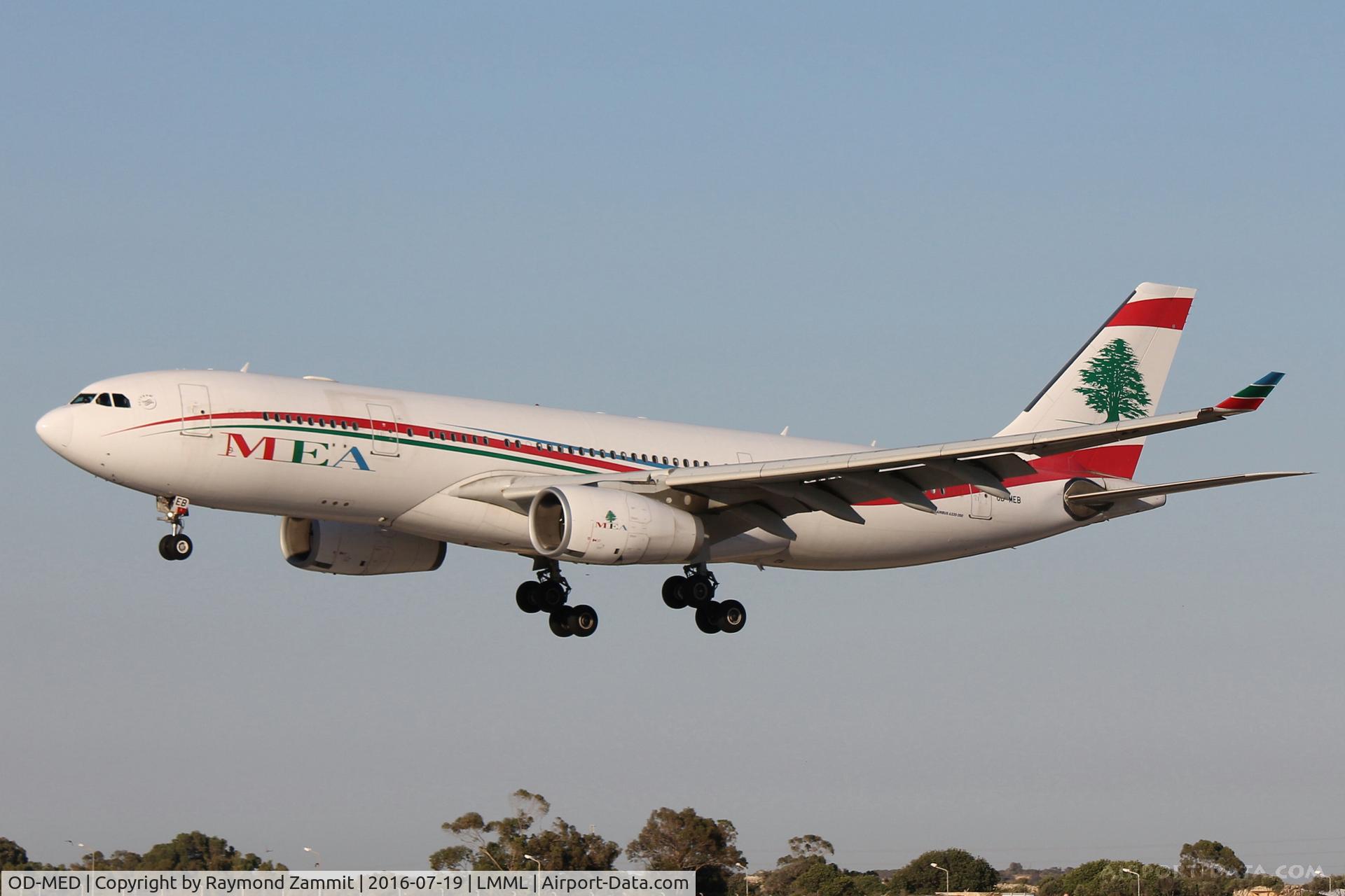 OD-MED, 2008 Airbus A330-243 C/N 926, A330 OD-MEB Middle East Airlines