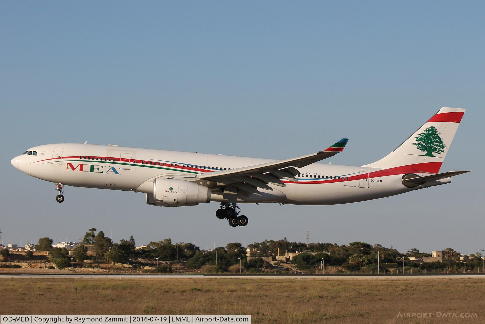 OD-MED, 2008 Airbus A330-243 C/N 926, A330 OD-MEB Middle East Airlines