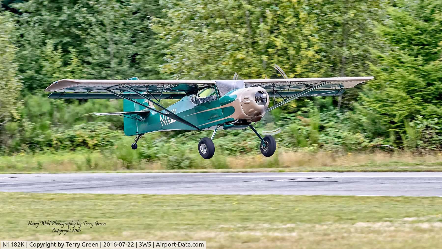 N1182K, Taylorcraft BC-12D C/N 8309, 2016 North Cascades Vintage Aircraft Museum Fly-In Concrete Washington