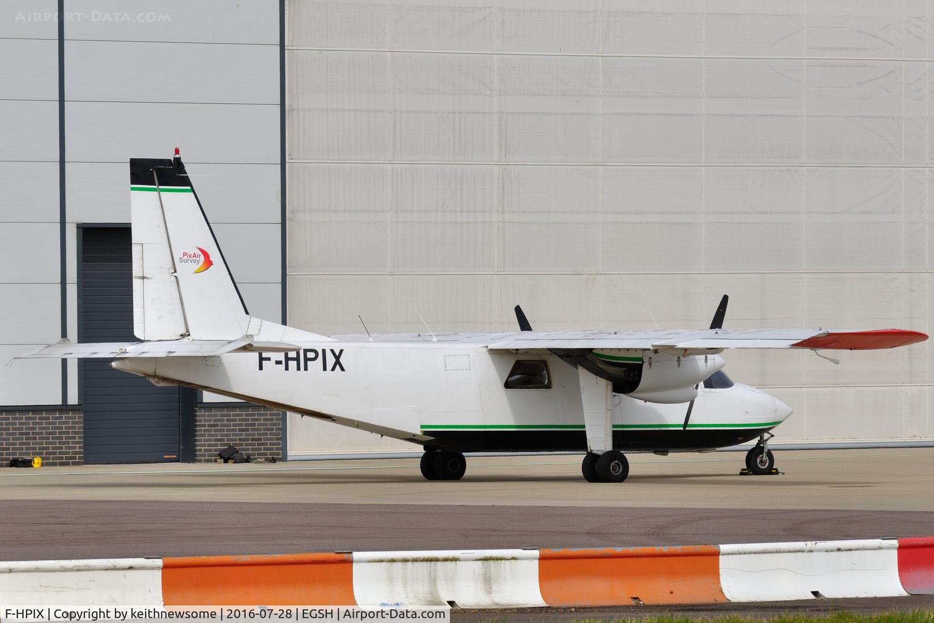 F-HPIX, 1981 Britten-Norman BN-2B-26 Islander C/N 2103, Nice Visitor.