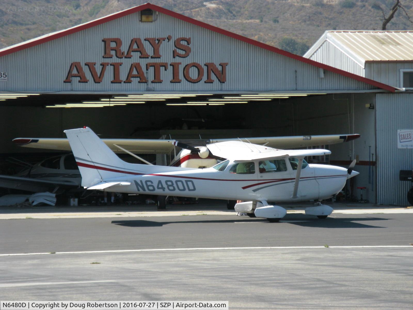 N6480D, 1979 Cessna 172N C/N 17272828, 1979 Cessna 172N SKYHAWK, Lycoming O-320-H2AD 160 Hp
