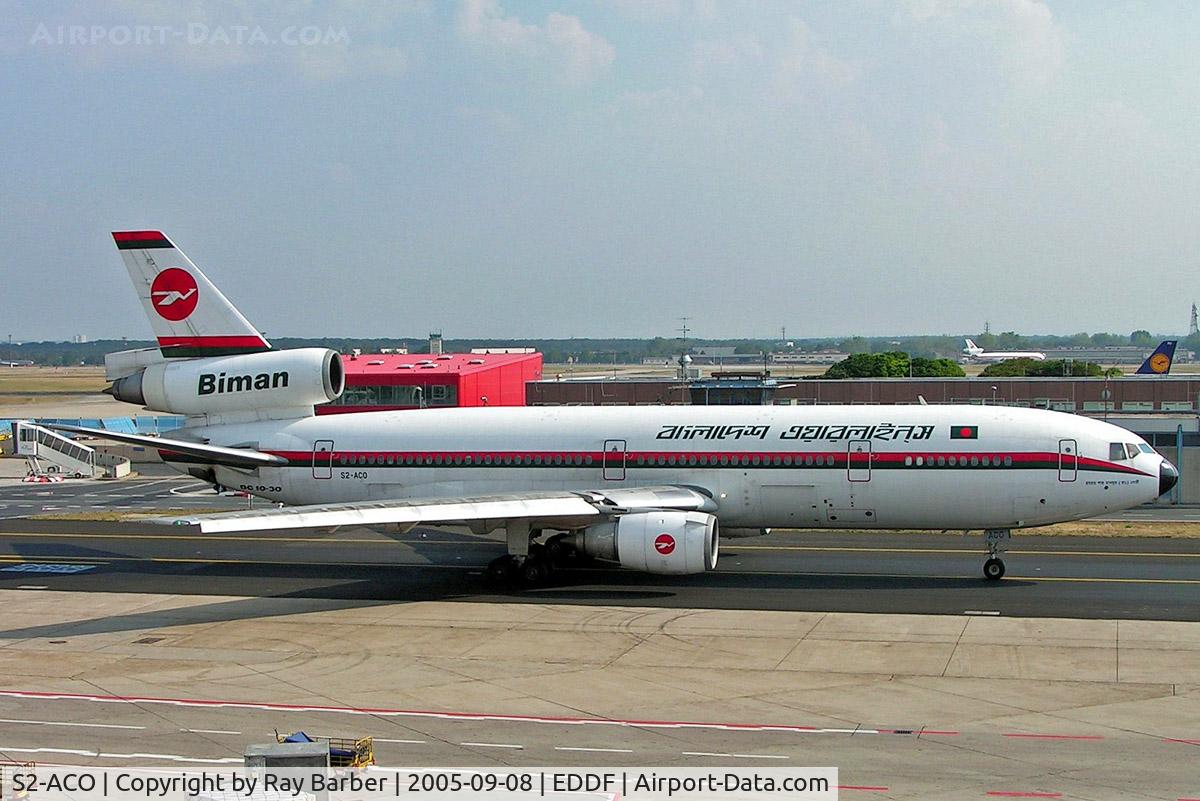S2-ACO, 1978 McDonnell Douglas DC-10-30 C/N 46993, McDonnell-Douglas DC-10-30 [46993] (Biman Bangladesh Airlines) Frankfurt~D 08/09/2005