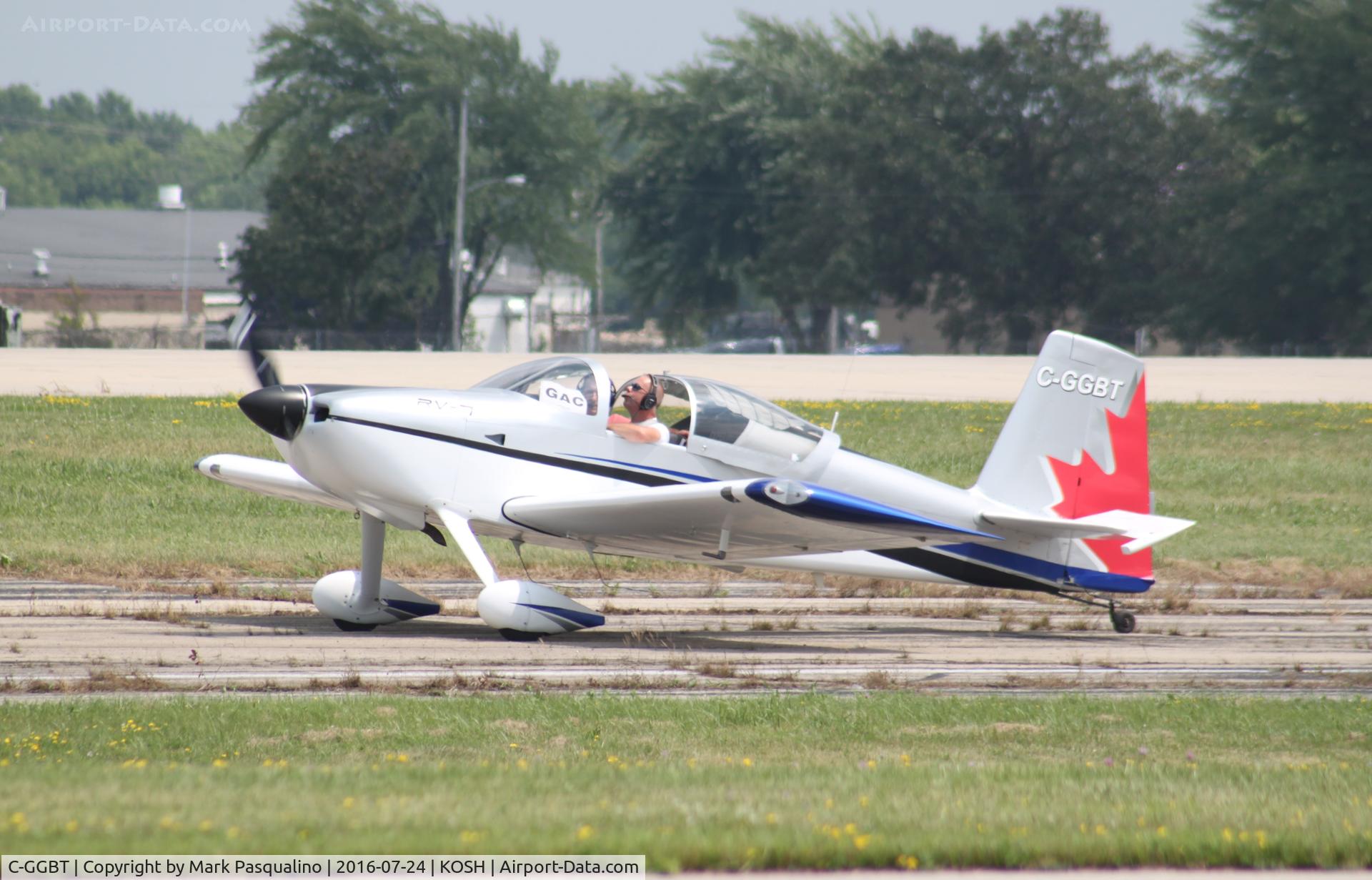 C-GGBT, 2015 Vans RV-7 C/N 72915, Vans RV-7