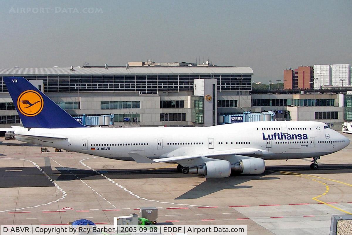 D-ABVR, 1997 Boeing 747-430 C/N 28285, Boeing 747-430 [28285] (Lufthansa) Frankfurt~D 08/09/2005