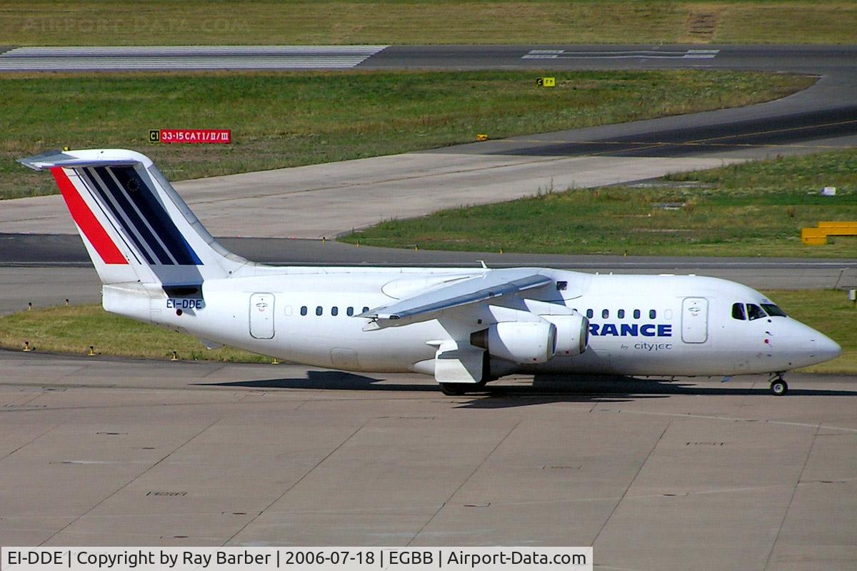 EI-DDE, 1986 British Aerospace BAe.146-200 C/N E2060, BAe 146-200 [E2060] (Cityjet/Air France) Birmingham Int'l~G 18/07/2006