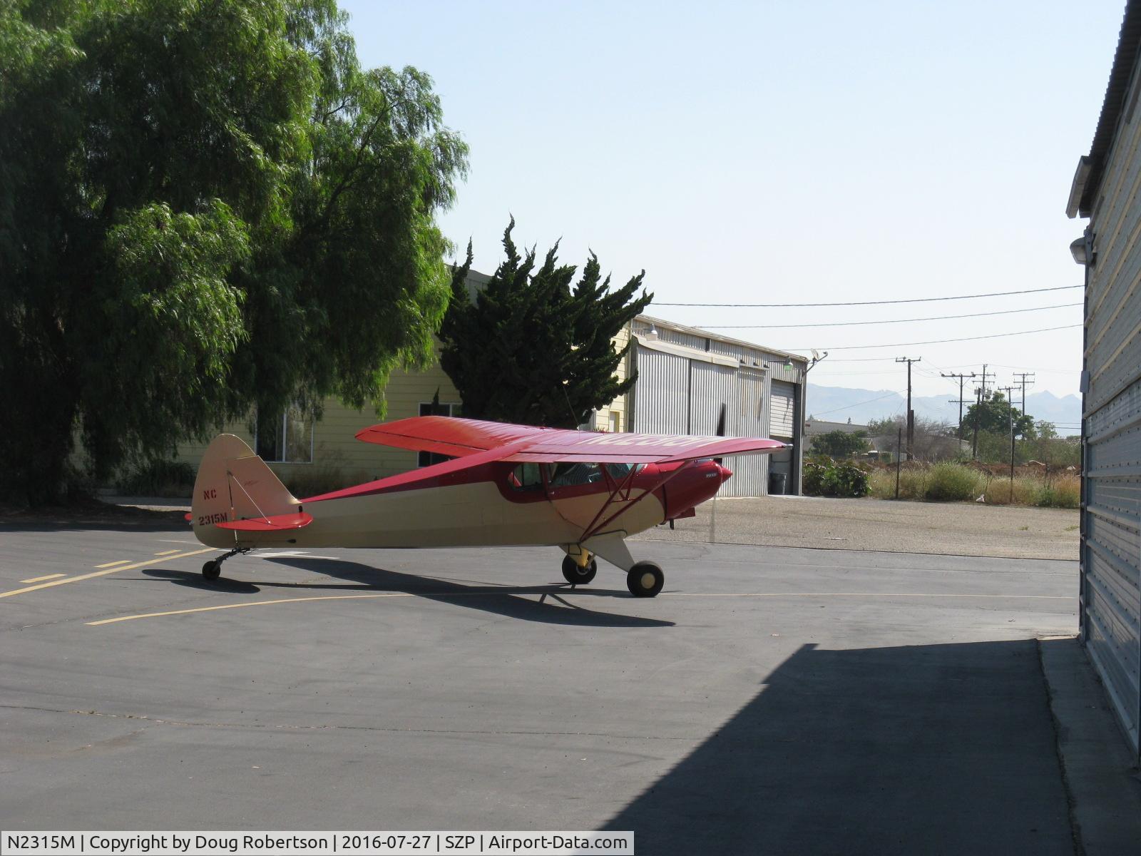 N2315M, 1946 Piper PA-12 Super Cruiser C/N 12-1479, 1946 Piper PA-12 SUPER CRUISER, Lycoming O-235 108 Hp, three seats,  taxi