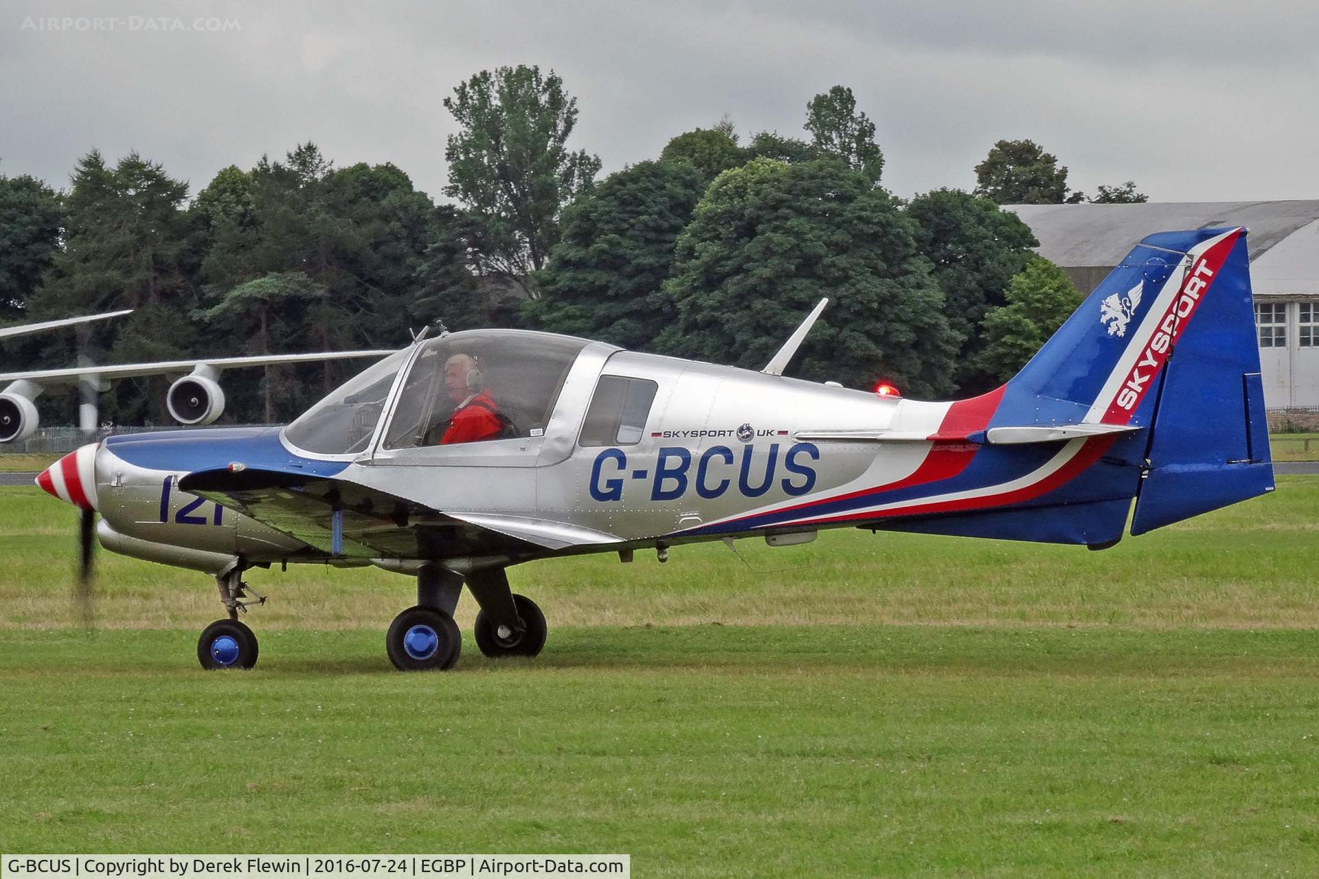 G-BCUS, 1975 Scottish Aviation Bulldog Series 120 Model 122 C/N BH120/373, Bulldog, Kemble based, previously G-BCUS, G-109, seen at the Skysport fly in.