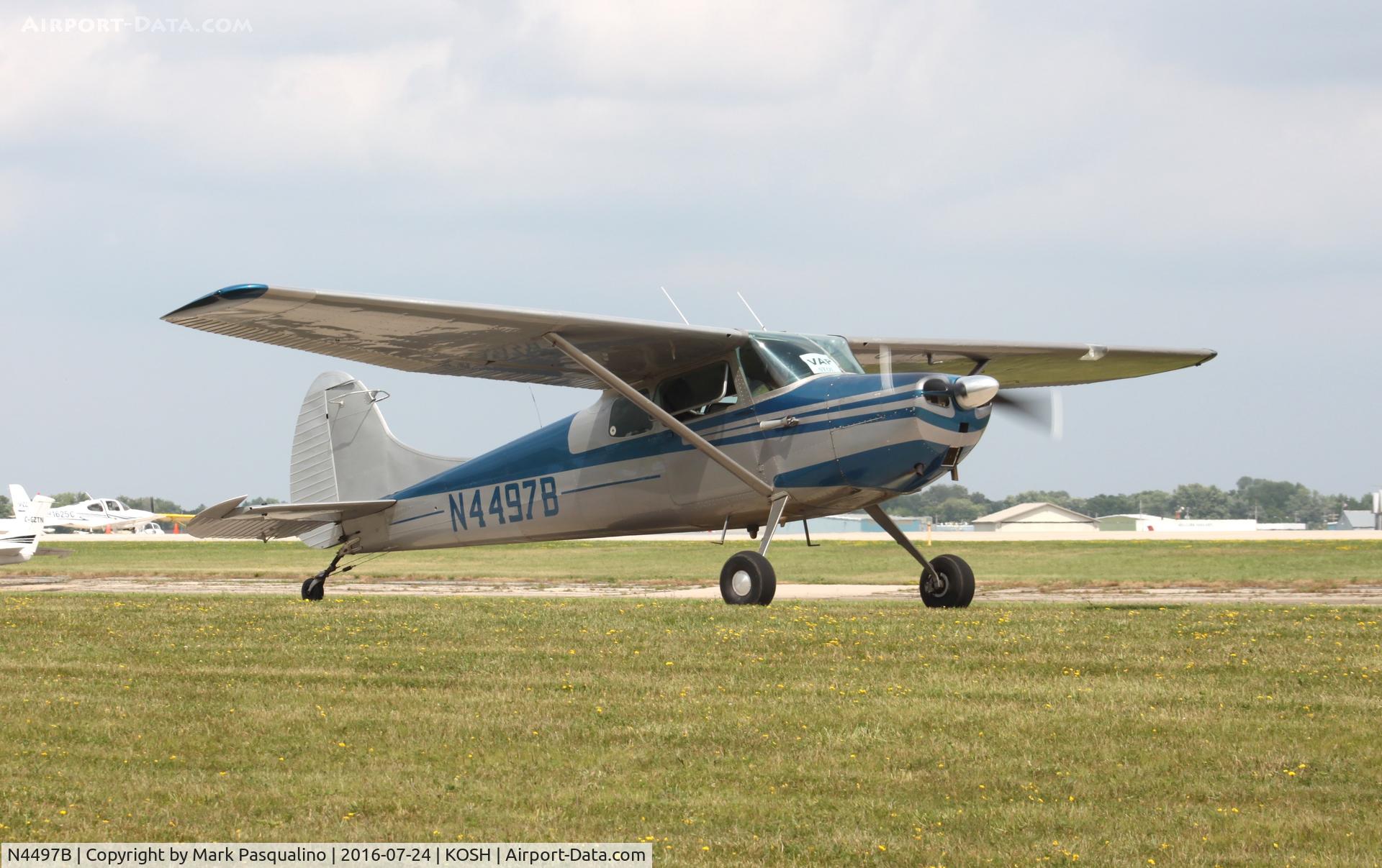 N4497B, 1955 Cessna 170B C/N 26841, Cessna 170B