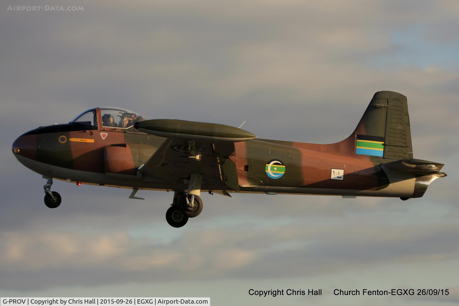 G-PROV, 1967 BAC 84 Jet Provost T.52 (Mod) C/N PAC/W/23905, at the Yorkshire Airshow