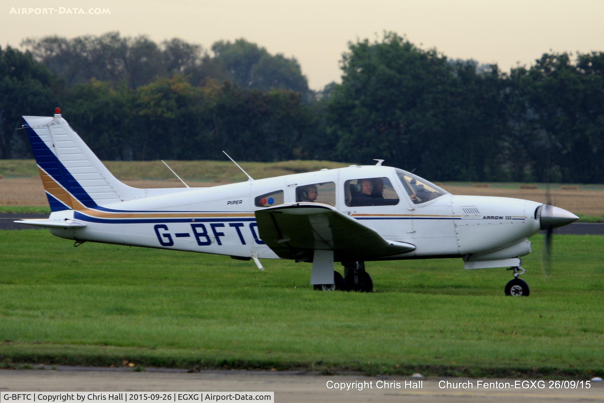 G-BFTC, 1978 Piper PA-28R-201T Cherokee Arrow III C/N 28R-7803197, at the Yorkshire Airshow