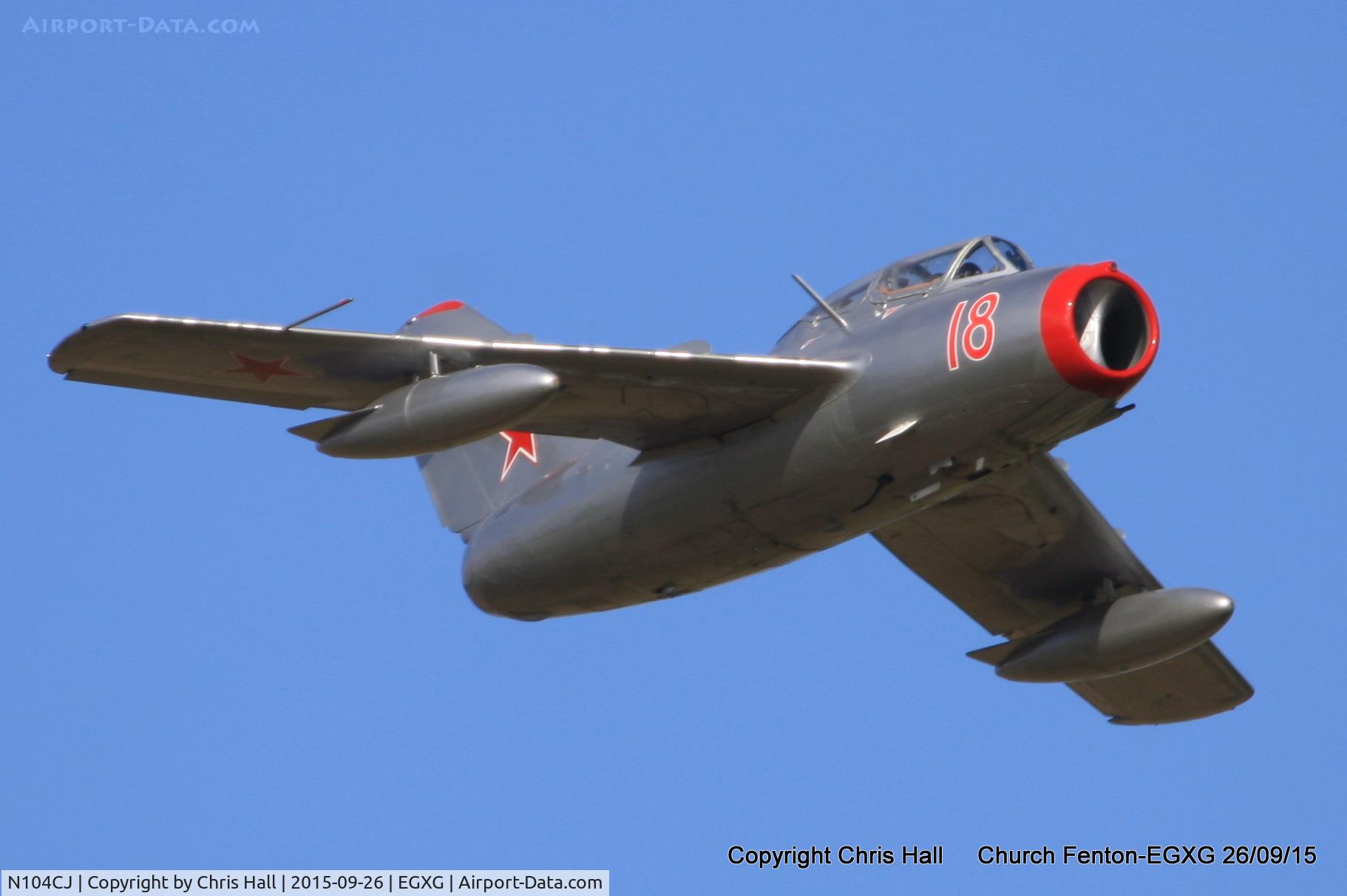 N104CJ, 1952 PZL-Mielec SBLim-2 (MiG-15UTI) C/N 1A01004, at the Yorkshire Airshow