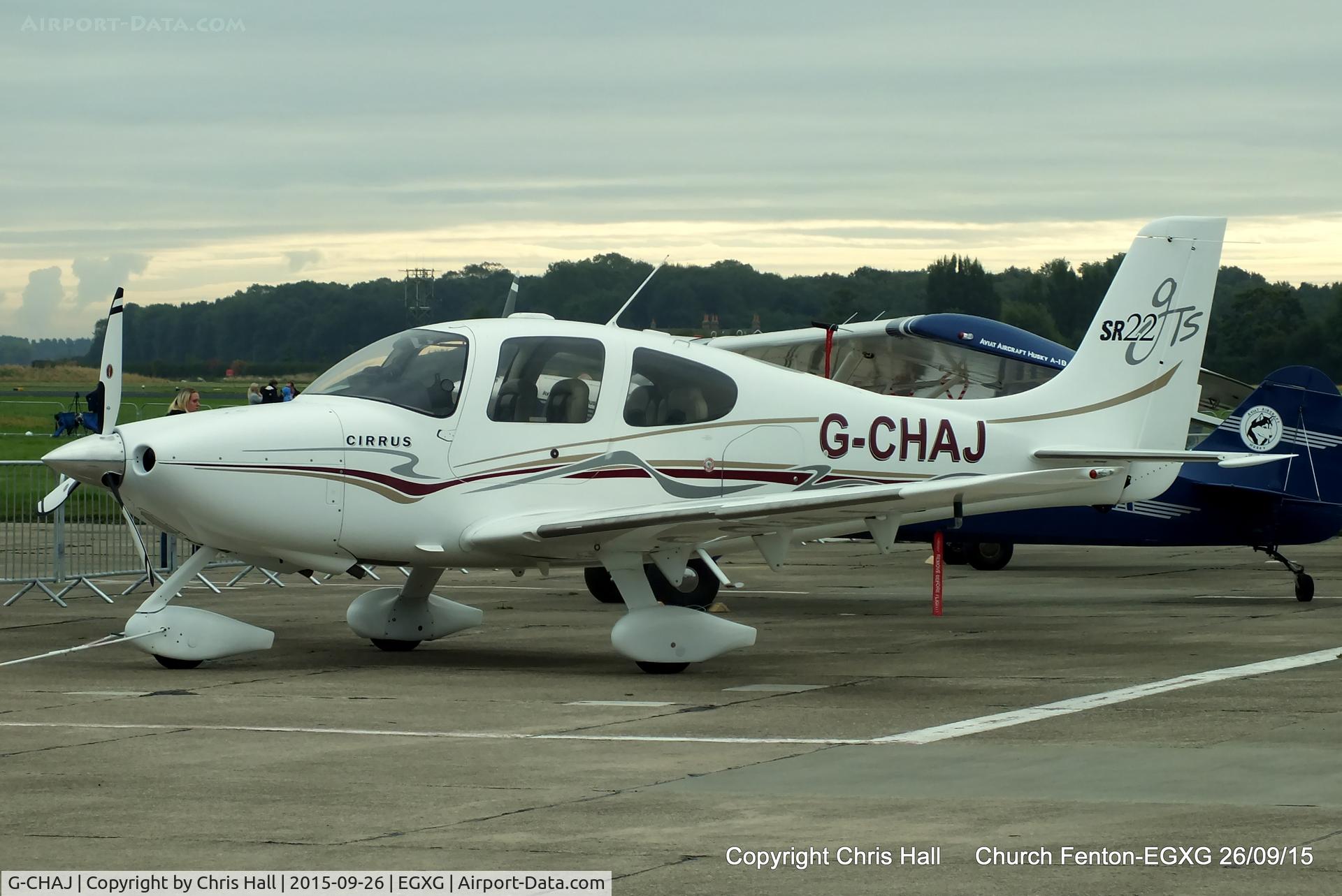 G-CHAJ, 2004 Cirrus SR22 GTS C/N 1057, at the Yorkshire Airshow