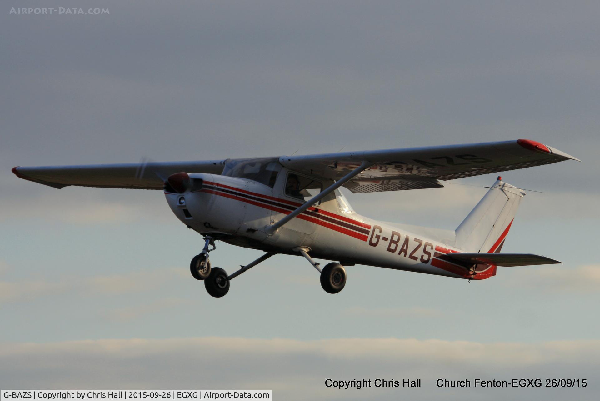 G-BAZS, 1973 Reims Cessna F150L C/N 0954, at the Yorkshire Airshow