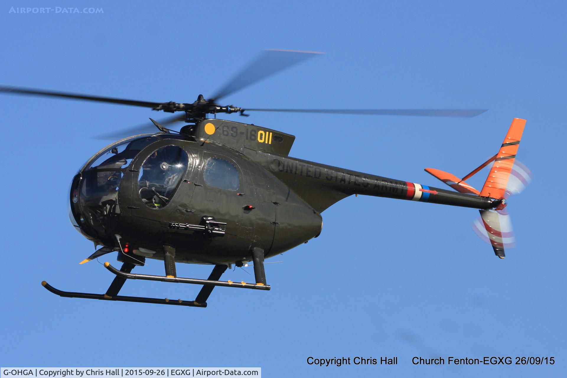 G-OHGA, 1969 Hughes OH-6A Cayuse C/N 1381, at the Yorkshire Airshow