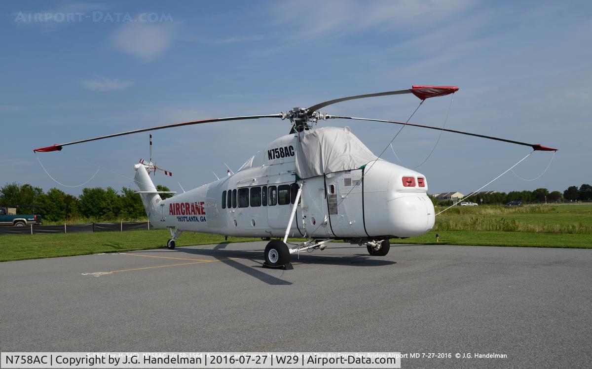 N758AC, 1962 Sikorsky S-58JT C/N 58-1564, At Bay Bridge.