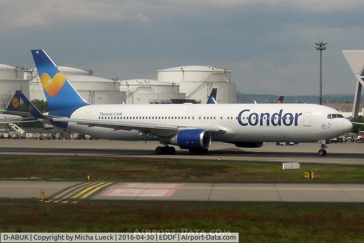 D-ABUK, 1999 Boeing 767-343/ER C/N 30009, At Frankfurt