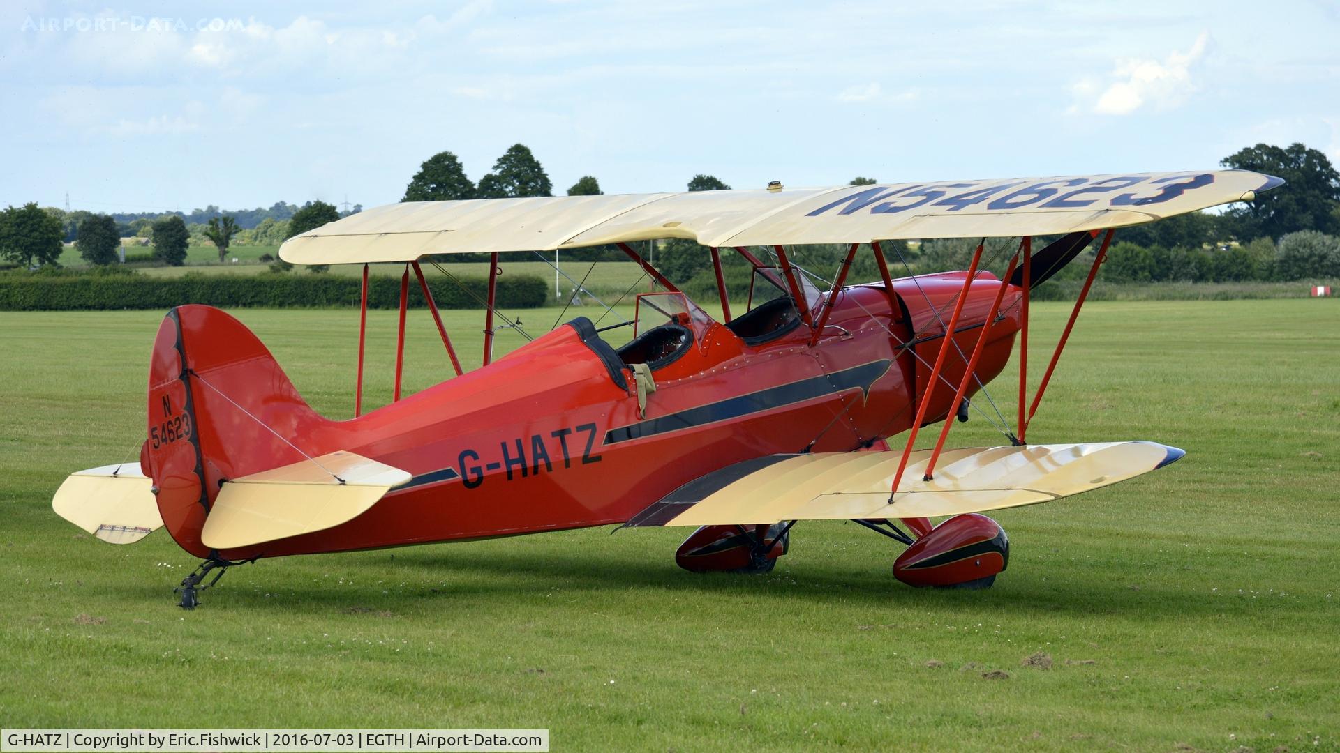 G-HATZ, 1981 Hatz CB-1 C/N 17, 2. G-HATZ visiting Old Warden.