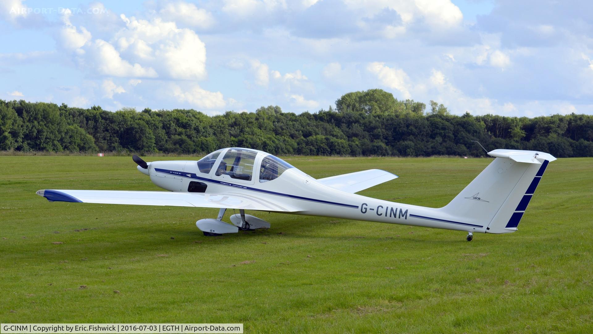 G-CINM, 1984 Grob G-109B C/N 6245, 1. G-CINM visiting Old Warden.