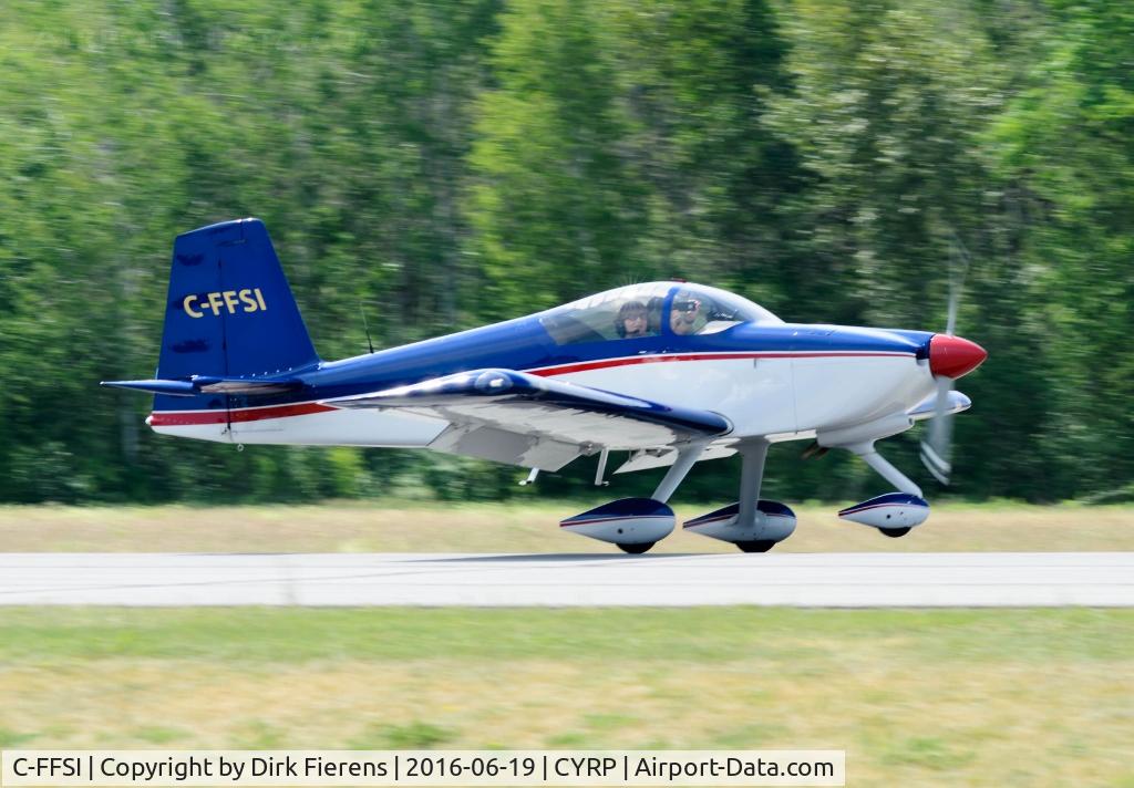 C-FFSI, 2005 Vans RV-9A C/N 90559, Leaving Carp after the EAA breakfast fly-in.