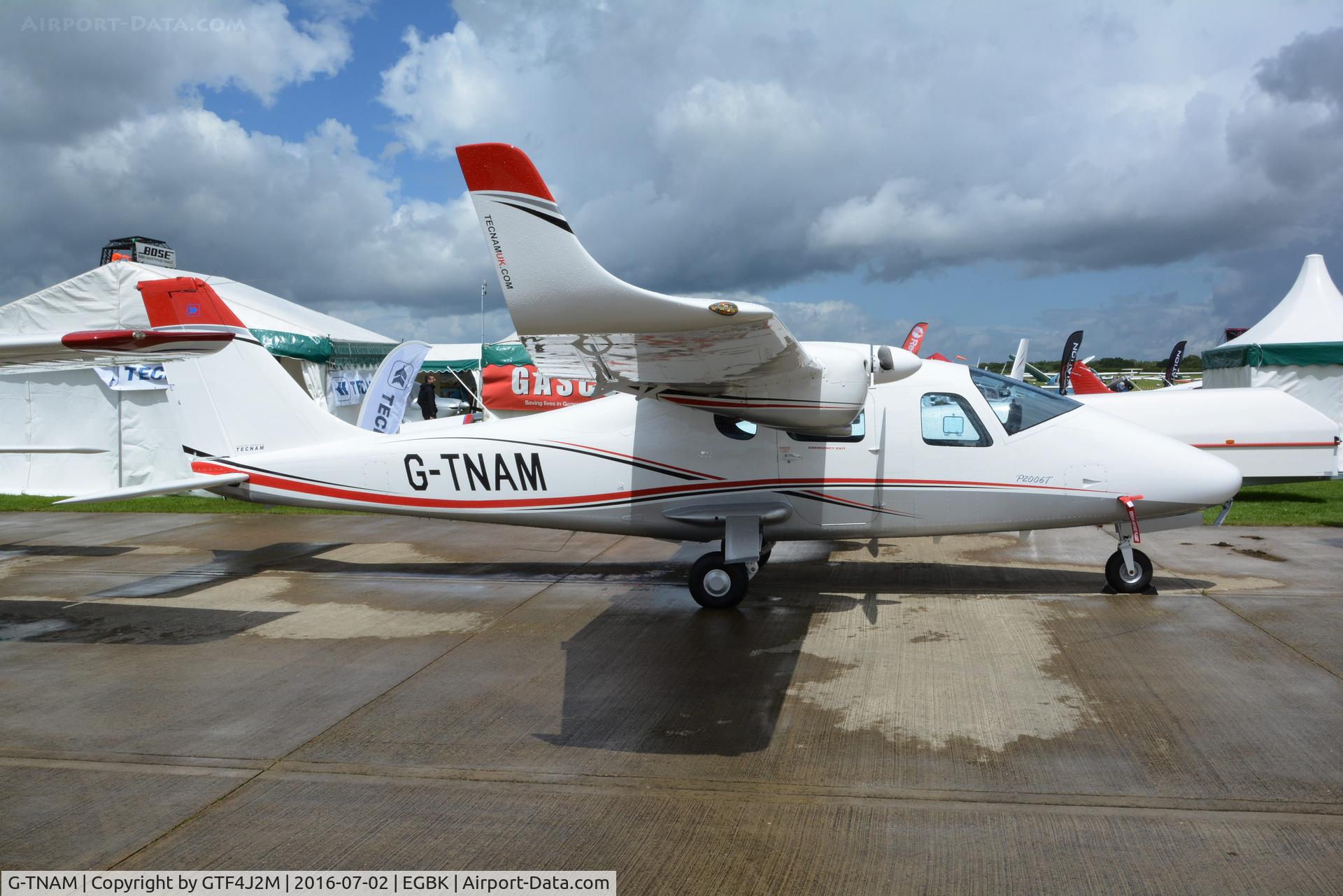 G-TNAM, 2016 Tecnam P-2006T C/N 180, G-TNAM at AeroExpo Sywell 2.7.16