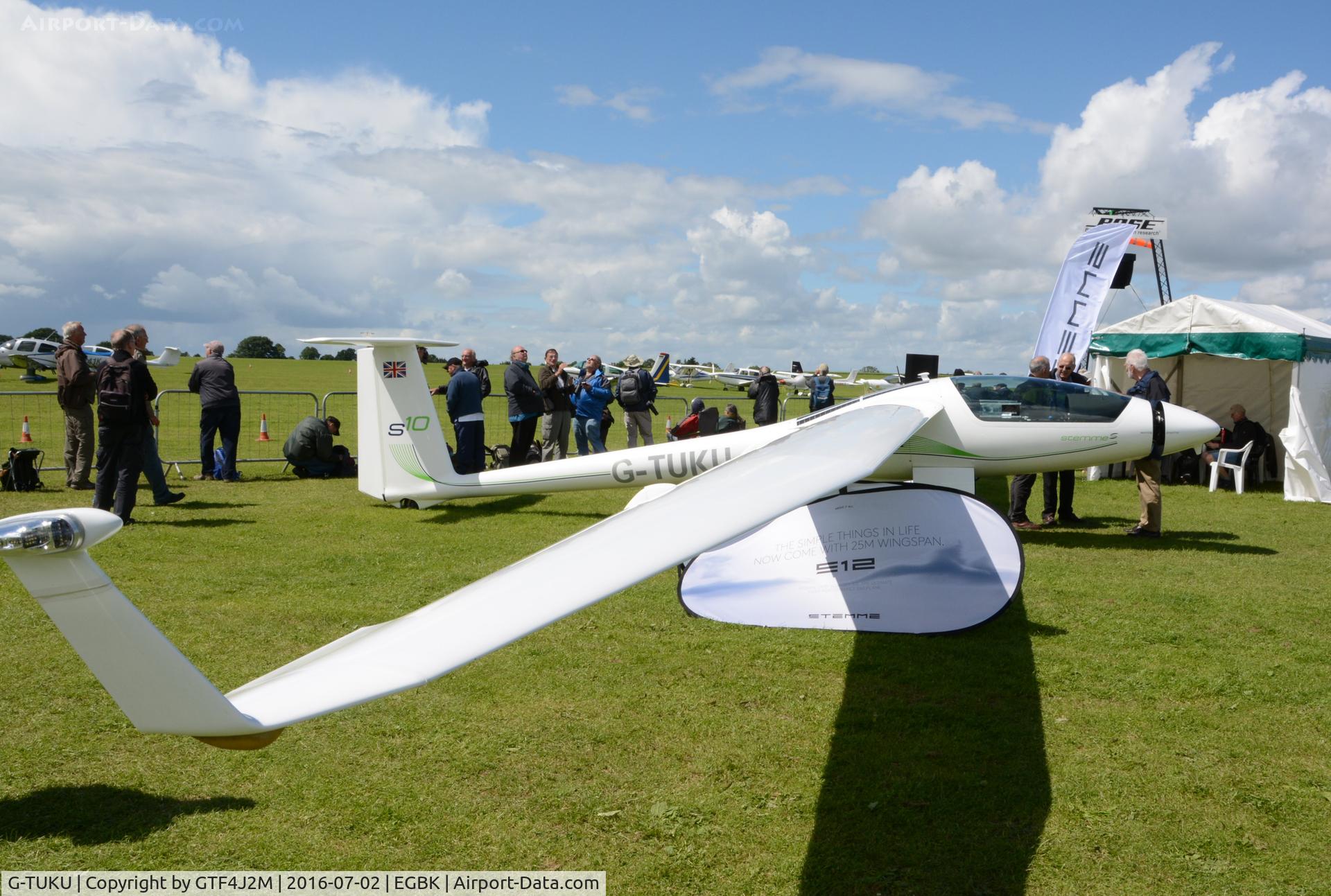 G-TUKU, 2011 Stemme S-10VT C/N 11-126, G-TUKU at AeroExpo Sywell 2.7.16