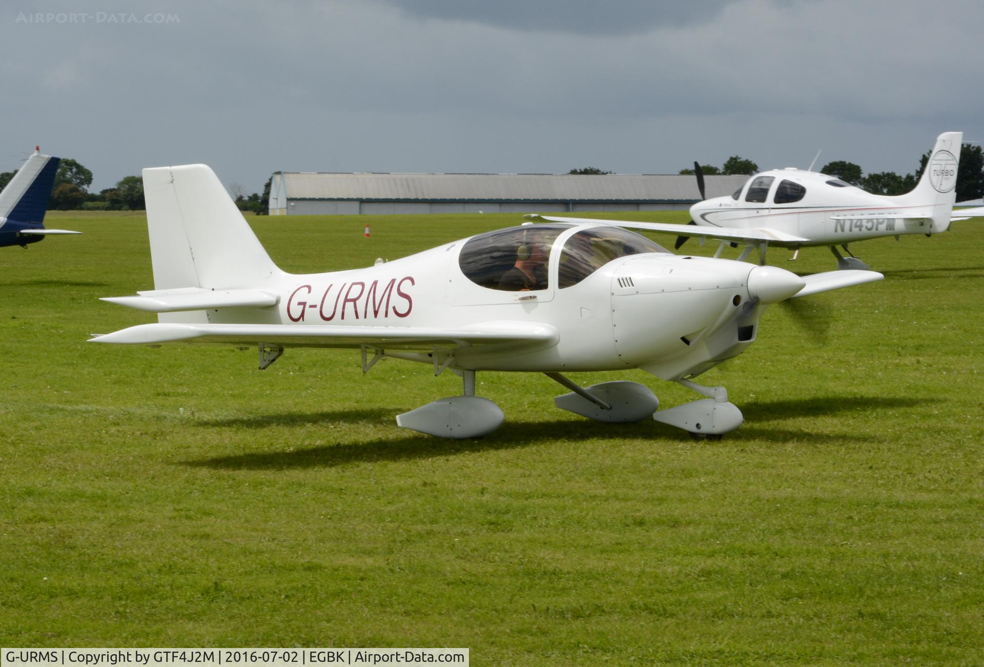 G-URMS, 2005 Europa Tri Gear C/N PFA 247-12922, G-URMS at AeroExpo Sywell 2.7.16