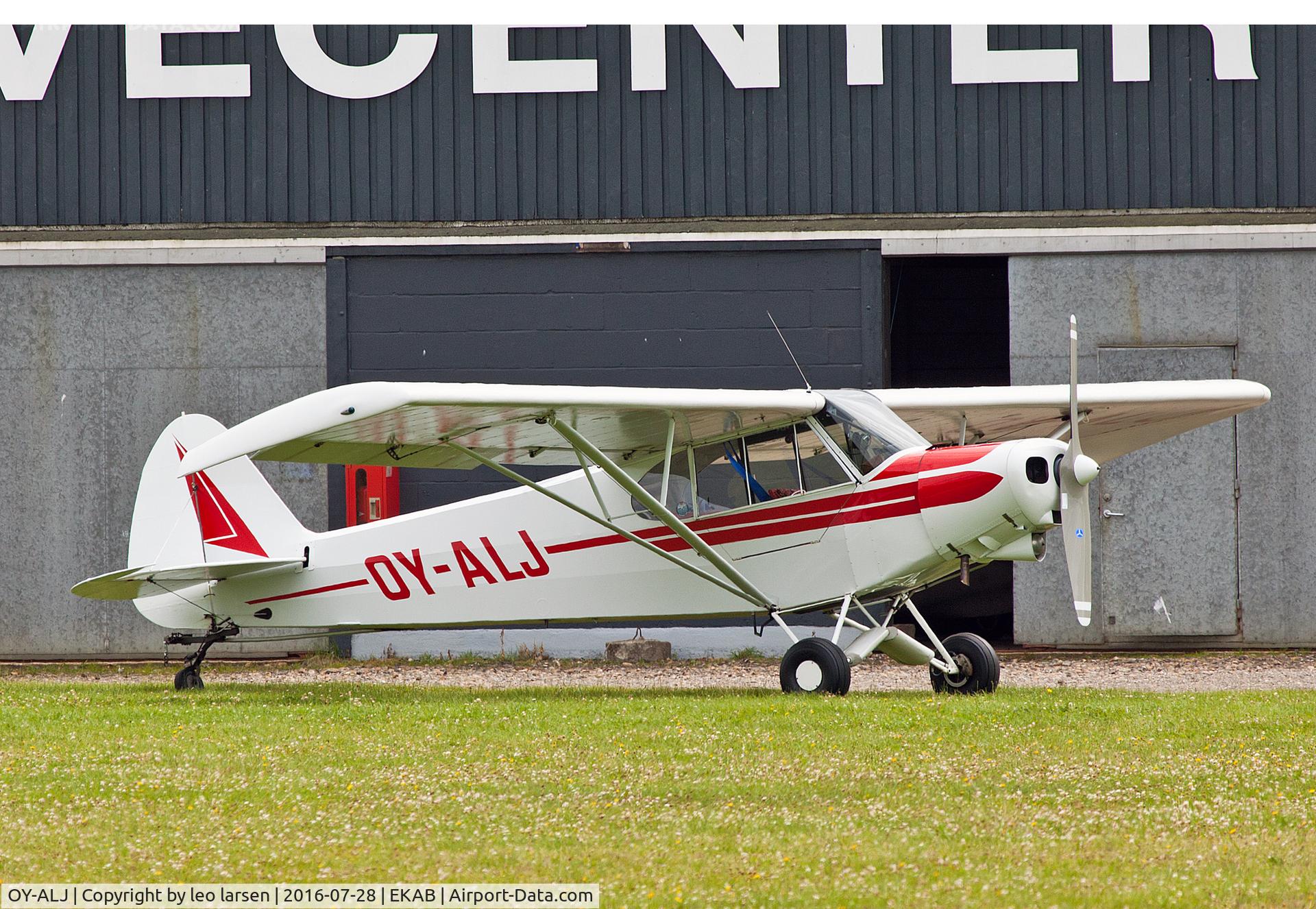 OY-ALJ, 1964 Piper PA-18-150 Super Cub C/N 18-8220, Arnborg EKAB 28.7.16