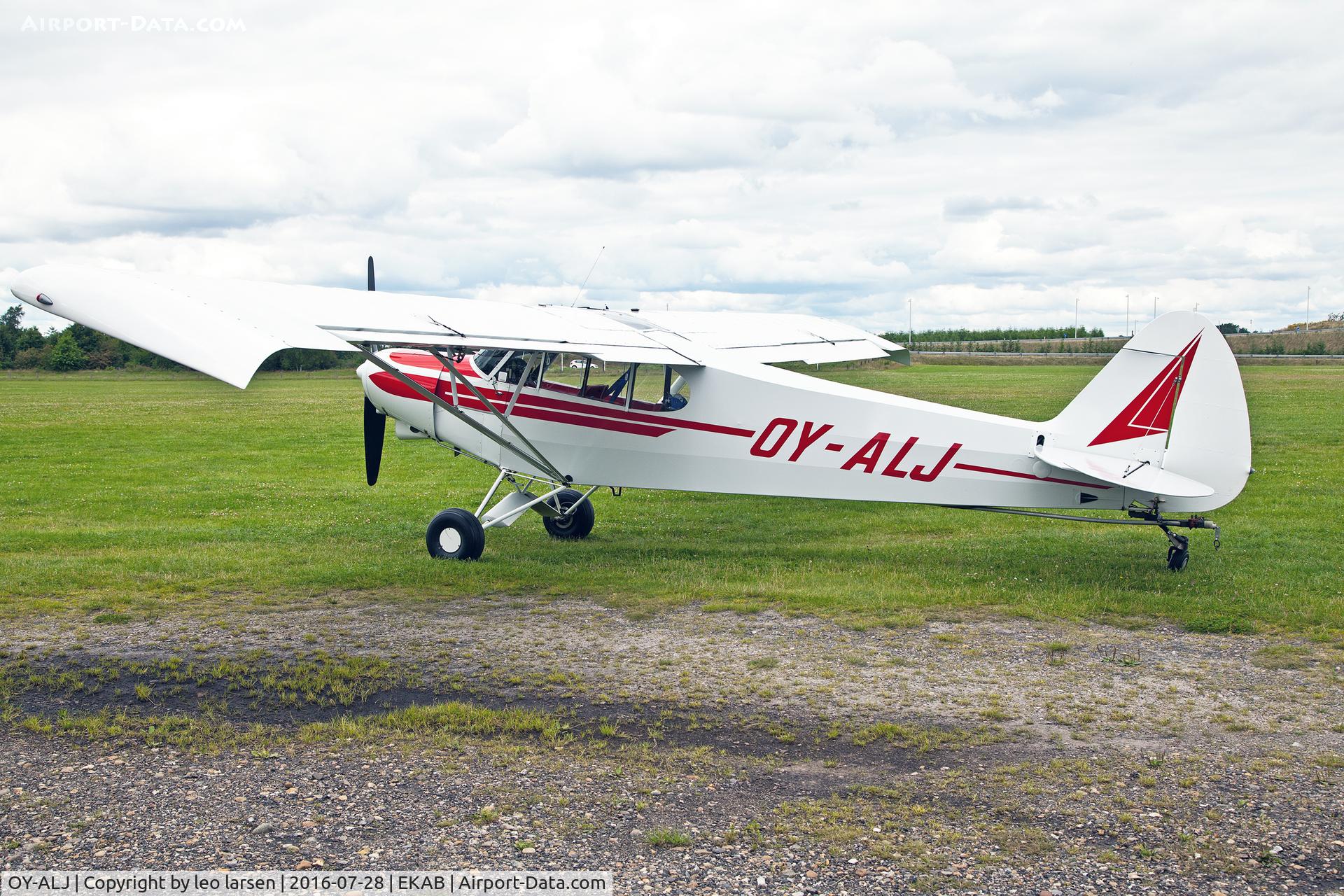 OY-ALJ, 1964 Piper PA-18-150 Super Cub C/N 18-8220, Arnborg EKAB 28.7.16