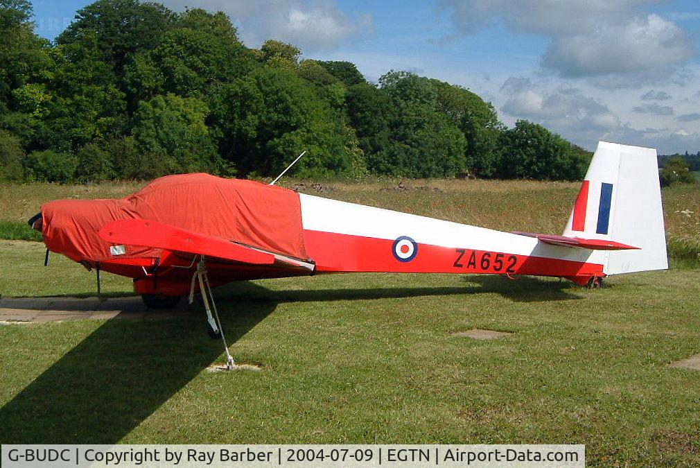 G-BUDC, 1980 Slingsby T-61F Venture T2 C/N 1971, Slingsby T.61F Venture [1971] Enstone~G 09/07/2004. Wears military markings.