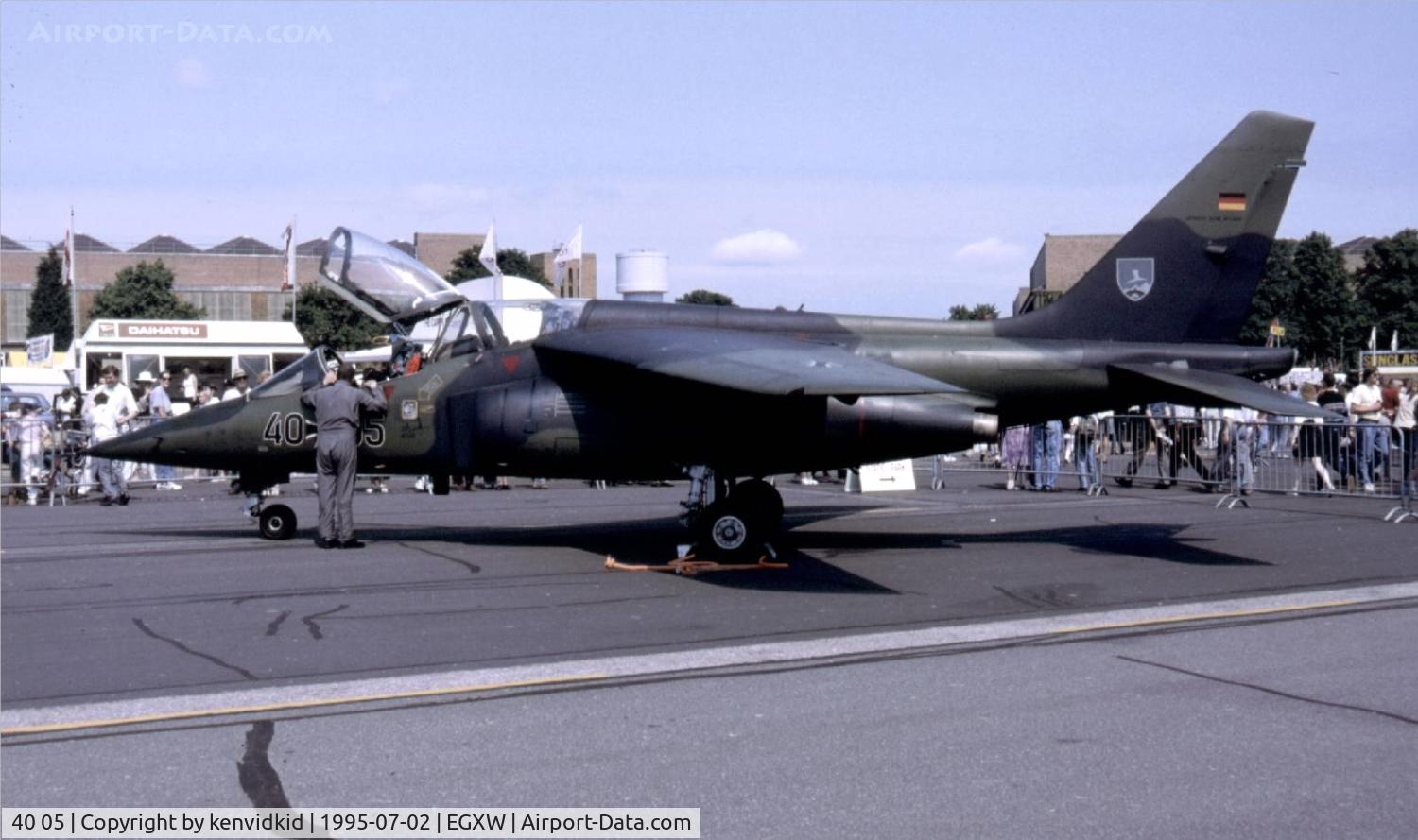 40 05, Dassault-Dornier Alpha Jet A C/N 0005, Airshow 1995