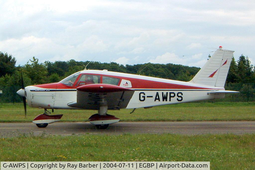 G-AWPS, 1964 Piper PA-28-140 Cherokee C/N 28-20196, Piper PA-28-140 Cherokee [28-20196] Kemble~G 11/07/2004