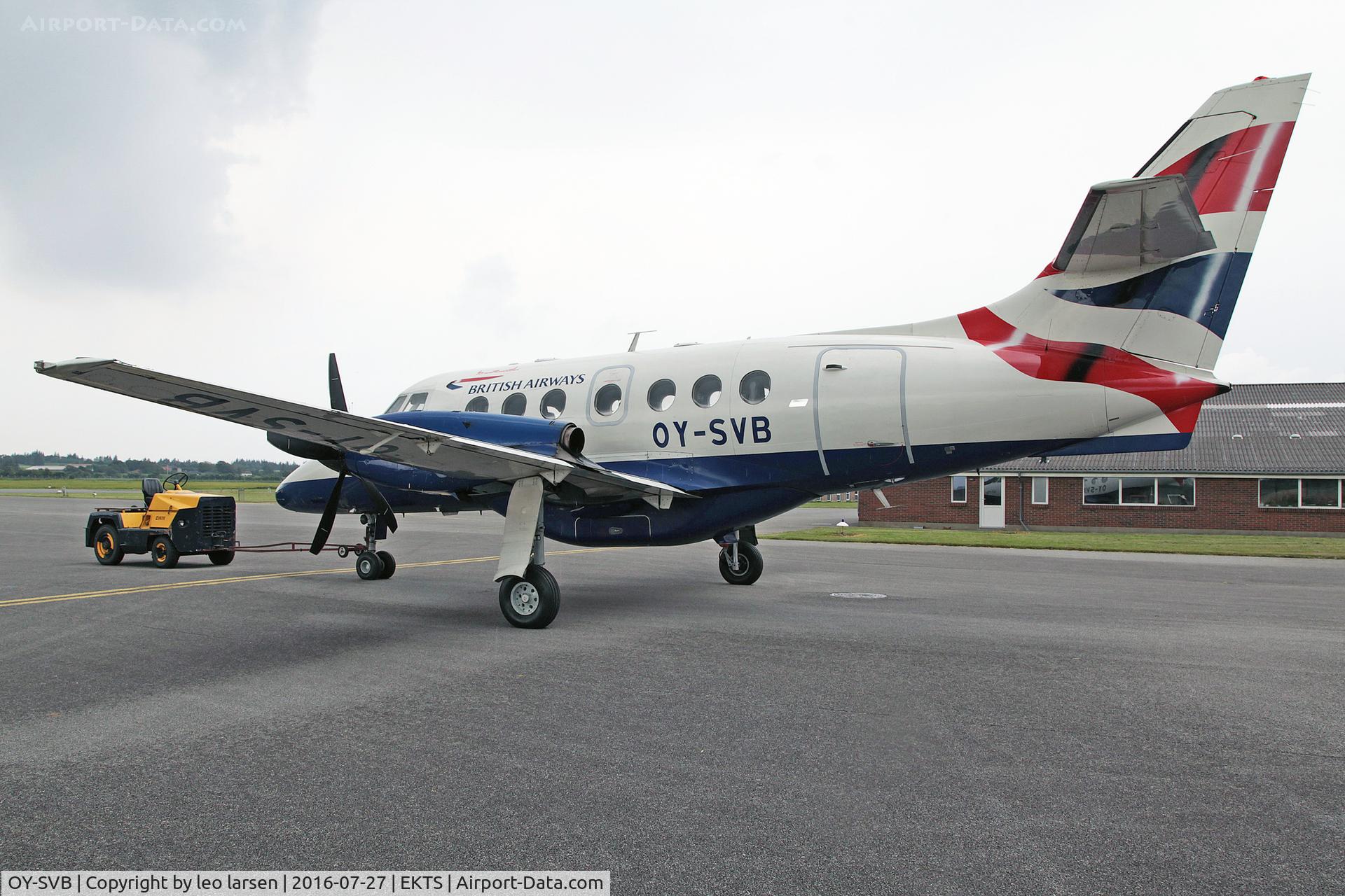 OY-SVB, 1997 British Aerospace BAe-3202 Jetstream 32 C/N 985, Thisted TED 27.7.16