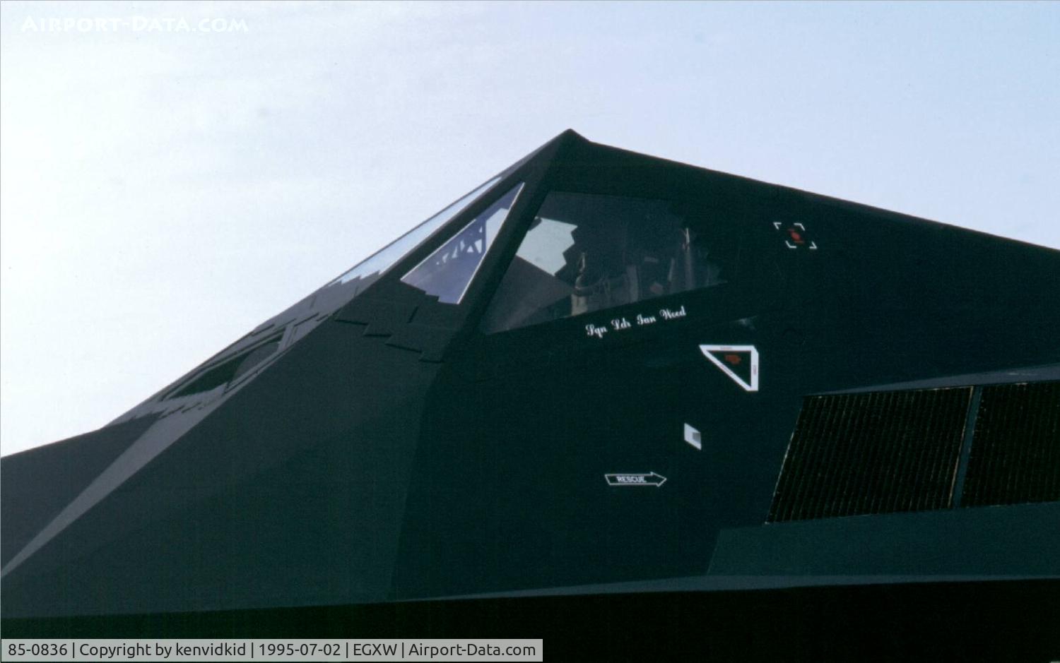 85-0836, 1985 Lockheed F-117A Nighthawk C/N A.4058, Airshow 1995