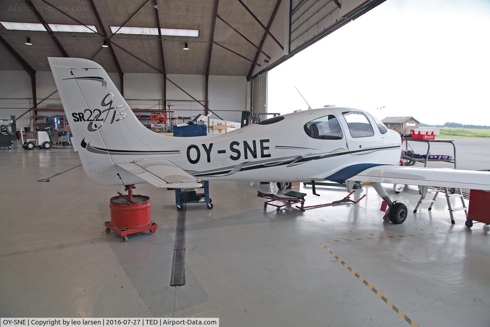 OY-SNE, 2006 Cirrus SR22 GTS C/N 1992, Thisted TED 27.7.16