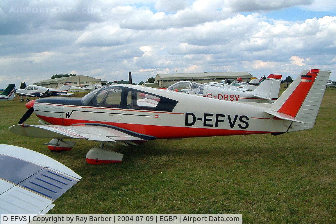 D-EFVS, 1971 Wassmer WA-52 Europa C/N 22, Wassmer WA.51A Pacific [22] Kemble~G 09/07/2004