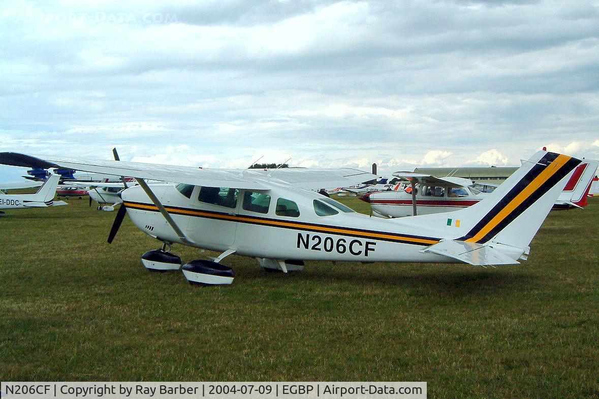 N206CF, 1979 Cessna TU206G  6 II Turbo Stationair C/N U20605128, Cessna TU.206G Super Skywagon [U206-05128] Kemble~G 09/07/2004