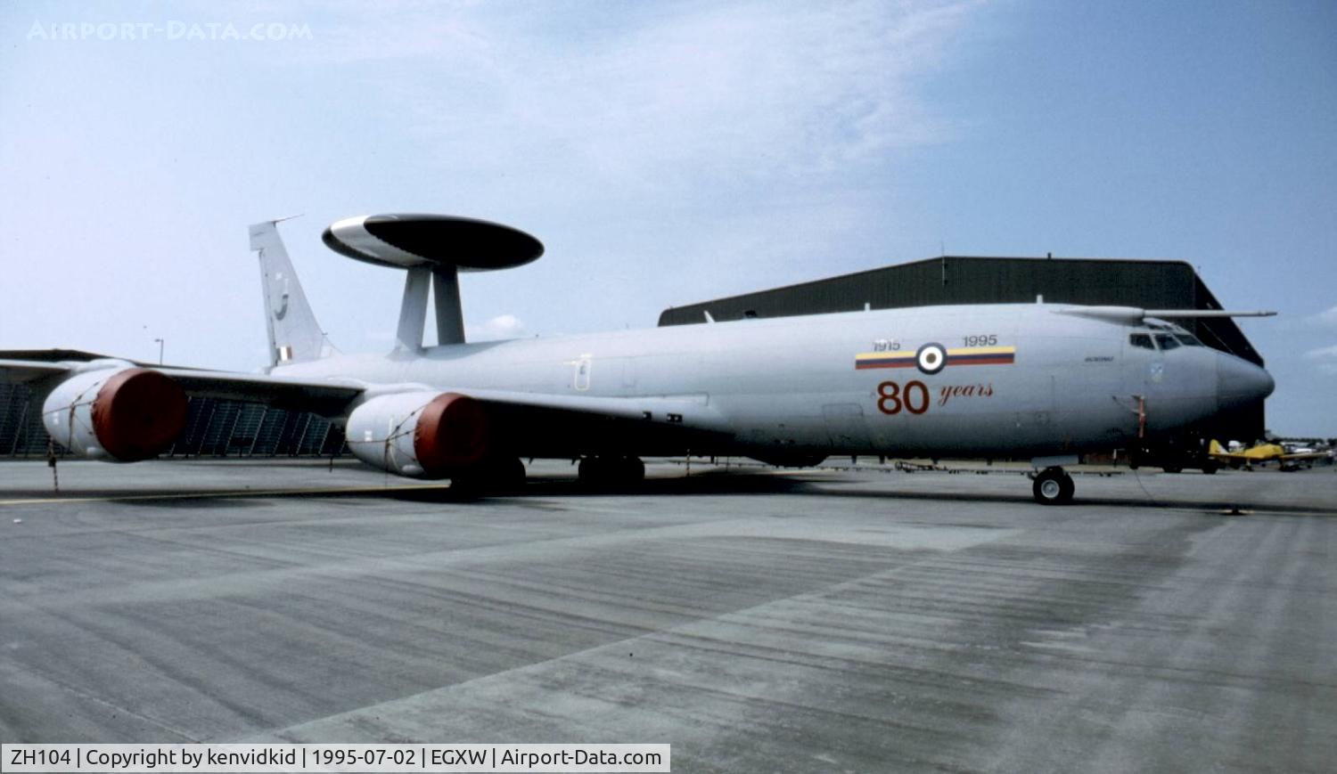 ZH104, 1990 Boeing E-3D Sentry AEW.1 C/N 24112, Airshow 1995