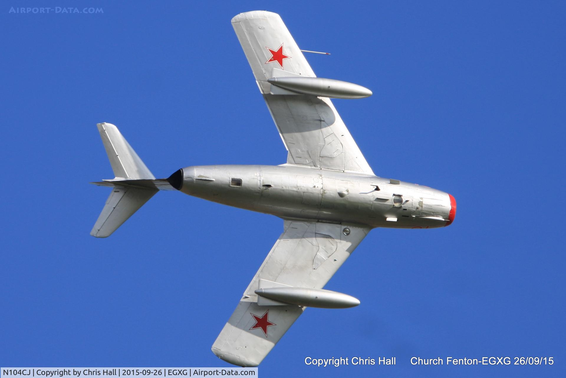 N104CJ, 1952 PZL-Mielec SBLim-2 (MiG-15UTI) C/N 1A01004, at the Yorkshire Airshow