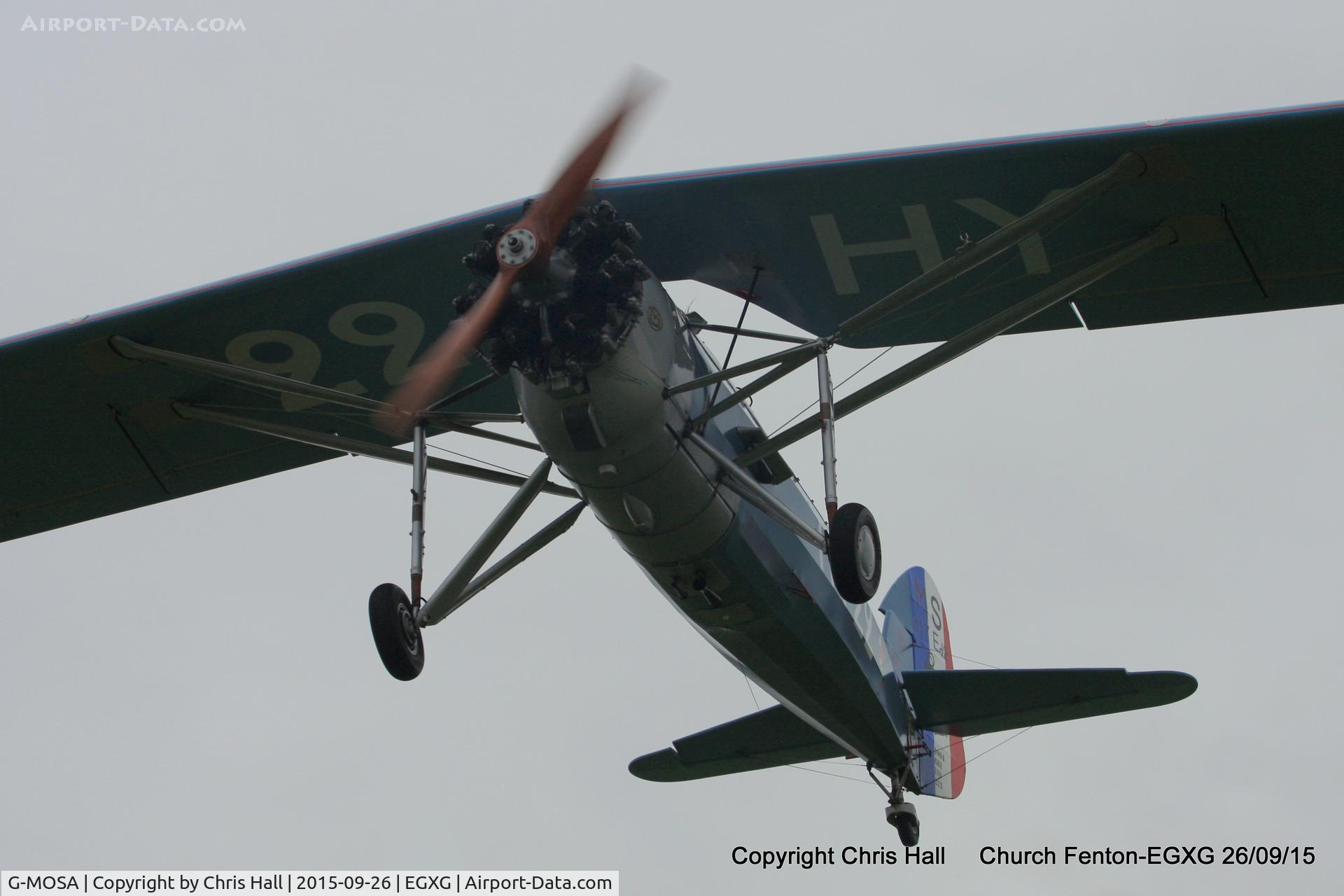 G-MOSA, 1952 Morane-Saulnier MS.317 C/N 351, at the Yorkshire Airshow