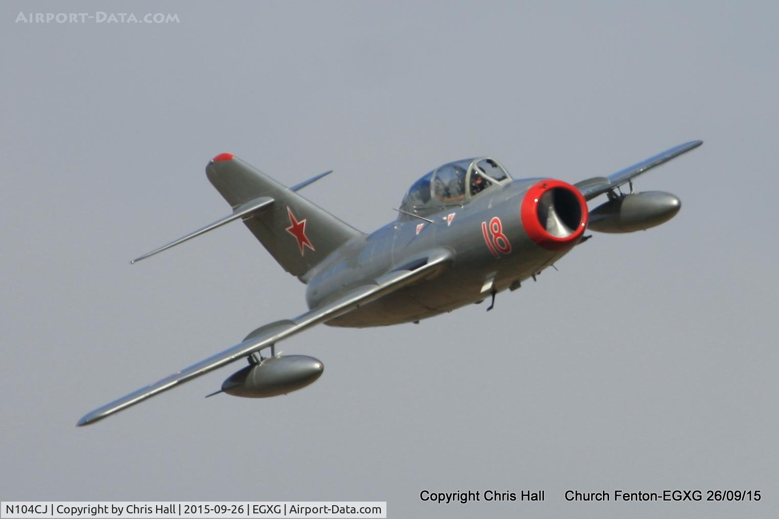 N104CJ, 1952 PZL-Mielec SBLim-2 (MiG-15UTI) C/N 1A01004, at the Yorkshire Airshow