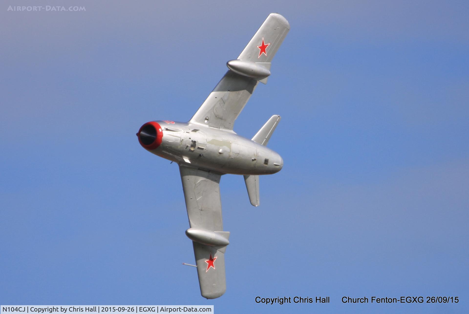 N104CJ, 1952 PZL-Mielec SBLim-2 (MiG-15UTI) C/N 1A01004, at the Yorkshire Airshow