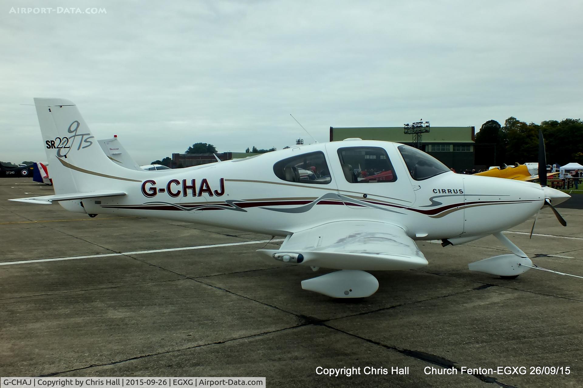 G-CHAJ, 2004 Cirrus SR22 GTS C/N 1057, at the Yorkshire Airshow