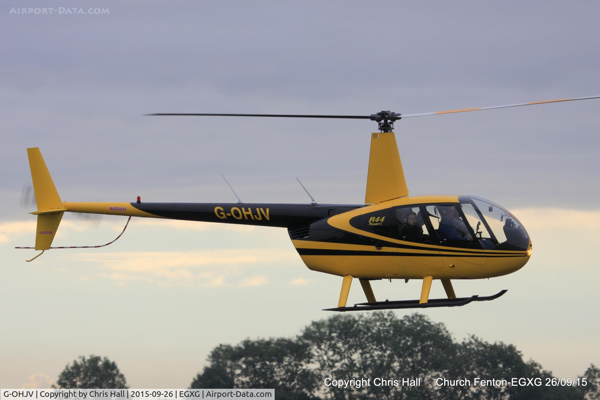 G-OHJV, 2007 Robinson R44 Raven I C/N 1722, at the Yorkshire Airshow