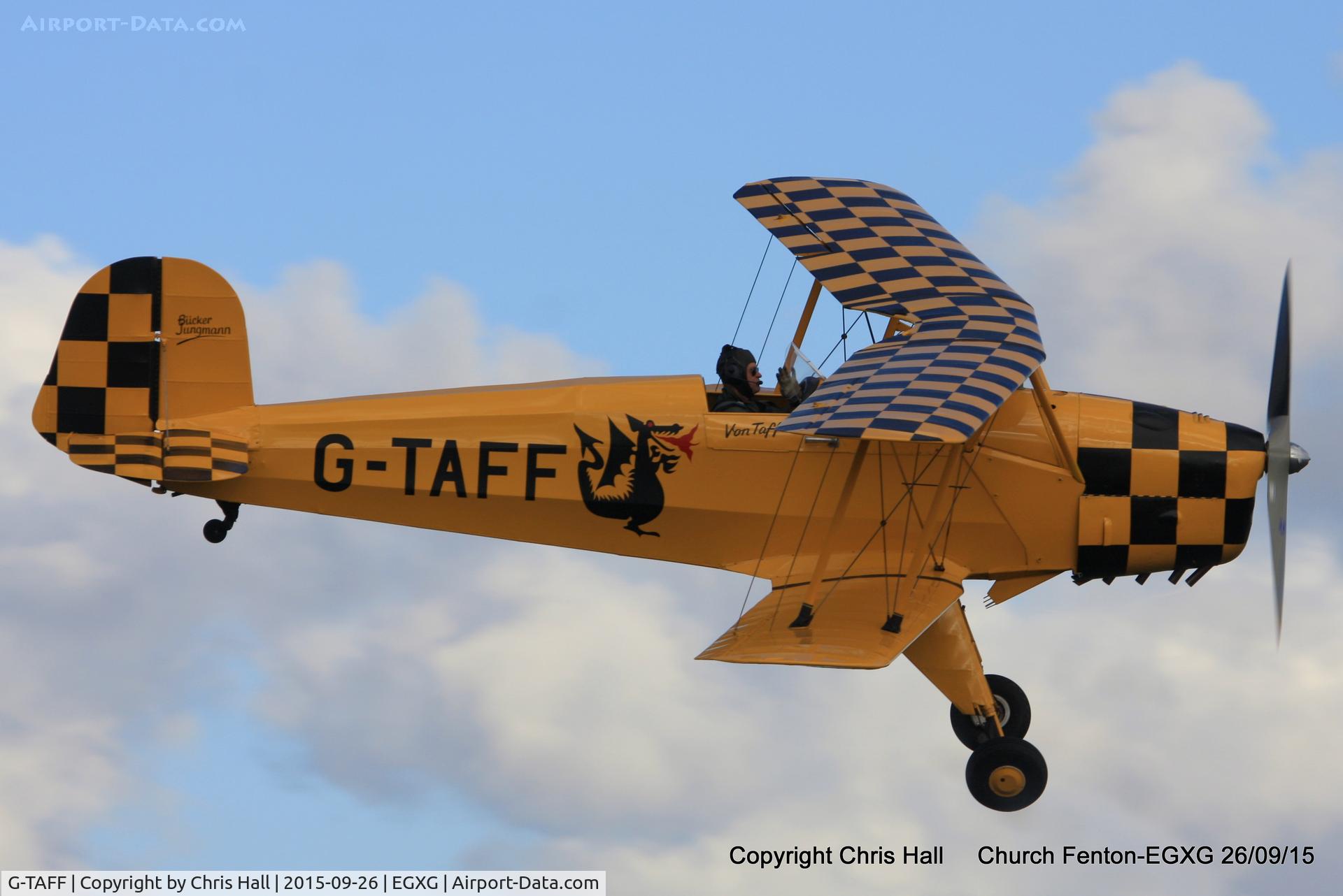 G-TAFF, 1957 CASA 1-131E Jungmann C/N 1129, at the Yorkshire Airshow