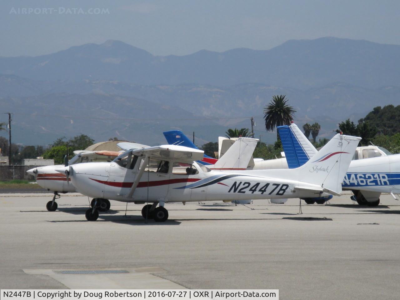 N2447B, 1999 Cessna 172R C/N 17280801, 1999 Cessna 172R SKYHAWK, Lycoming IO-360-L2A 160 Hp, fuel-injected, fixed-pitch prop. Gross weight 2,450 lbs.