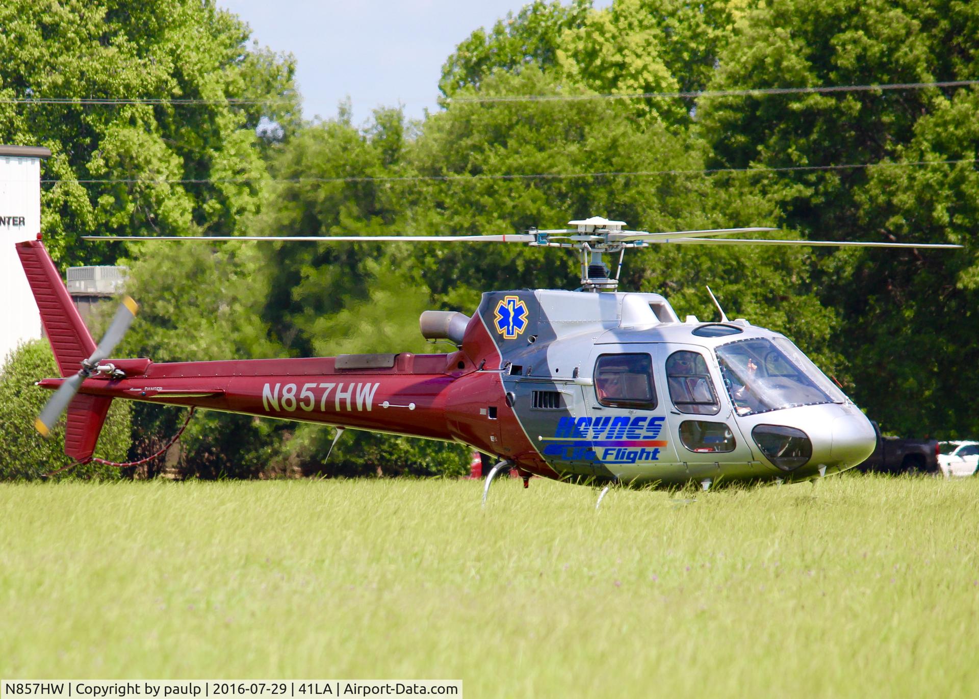 N857HW, 1999 Eurocopter AS-350B-3 Ecureuil Ecureuil C/N 3188, At Metro Aviation.
