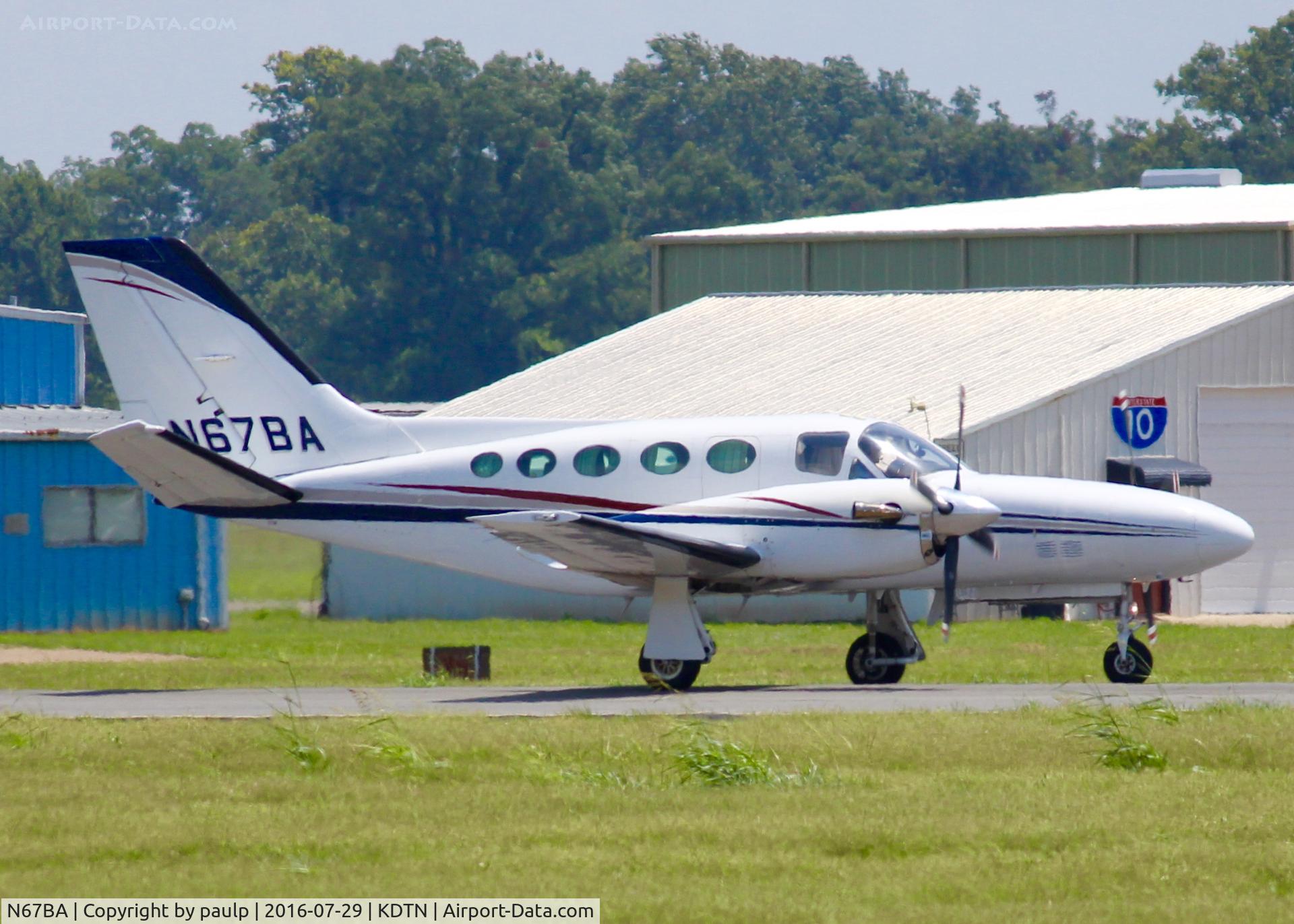 N67BA, 1981 Cessna 425 Corsair C/N 425-0007, At Downtown Shreveport.